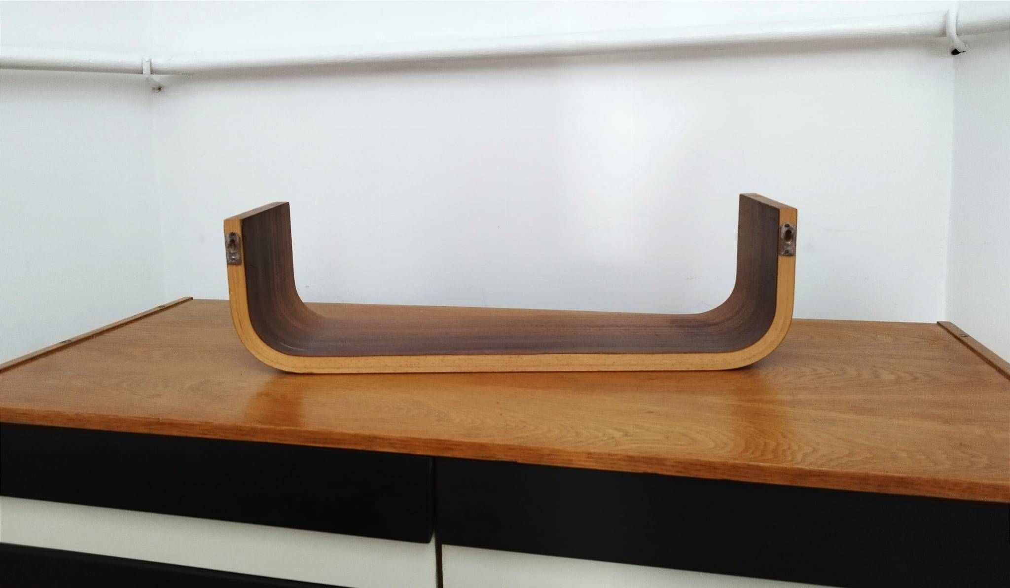Czech Decorative Shelves attributed to Ludvik Volak , 1960s, Set of 3