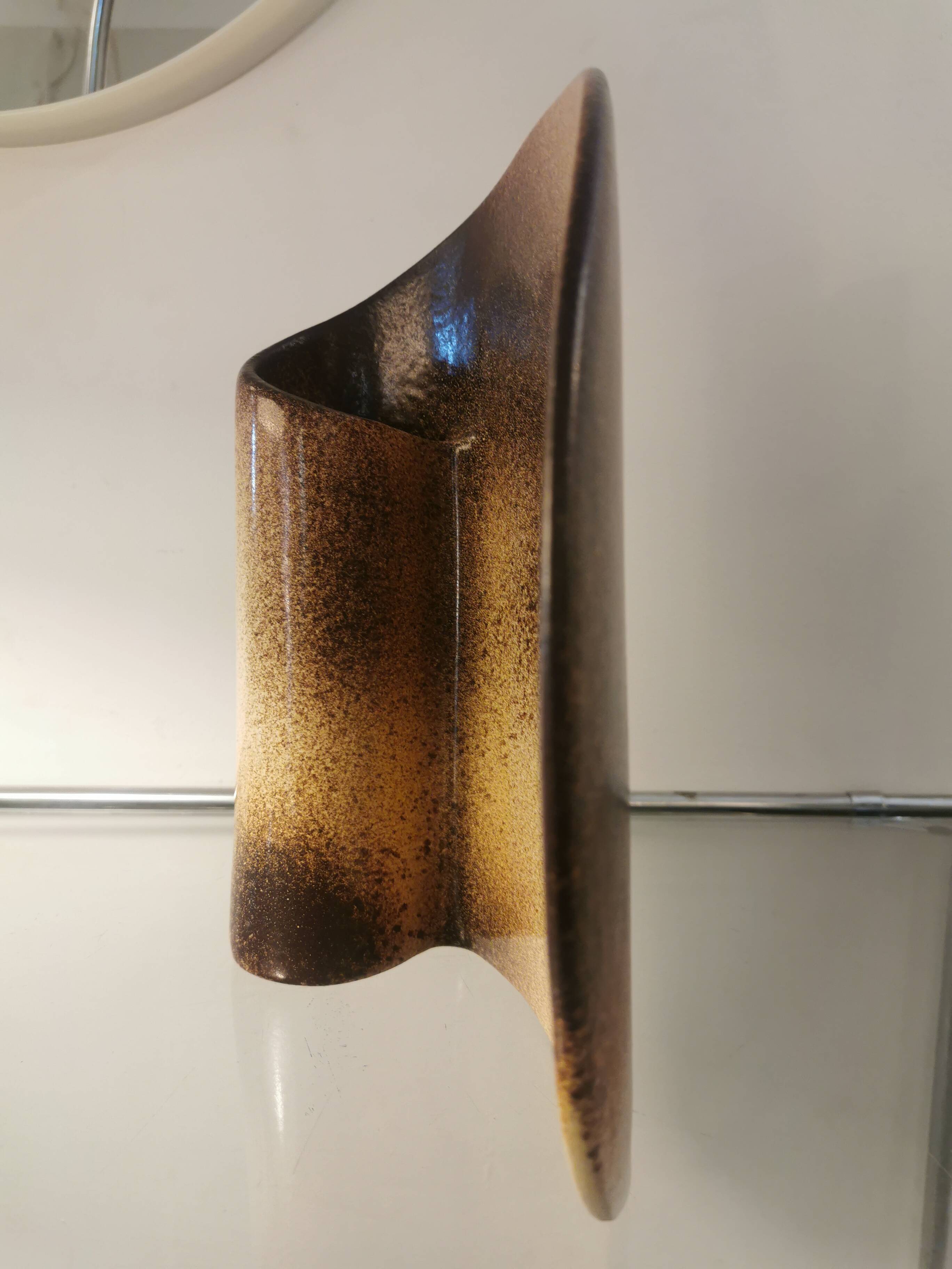 Vintage vase by Fred and Andrée Stocker, France, 1970s