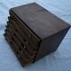 Small antique craft furniture, with 6 drawers, wooden
