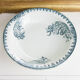 Grand plat creux « Iris «  Terre de fer Saladier