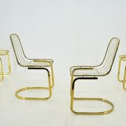 Lot de 4 chaises, Italie, années 1970