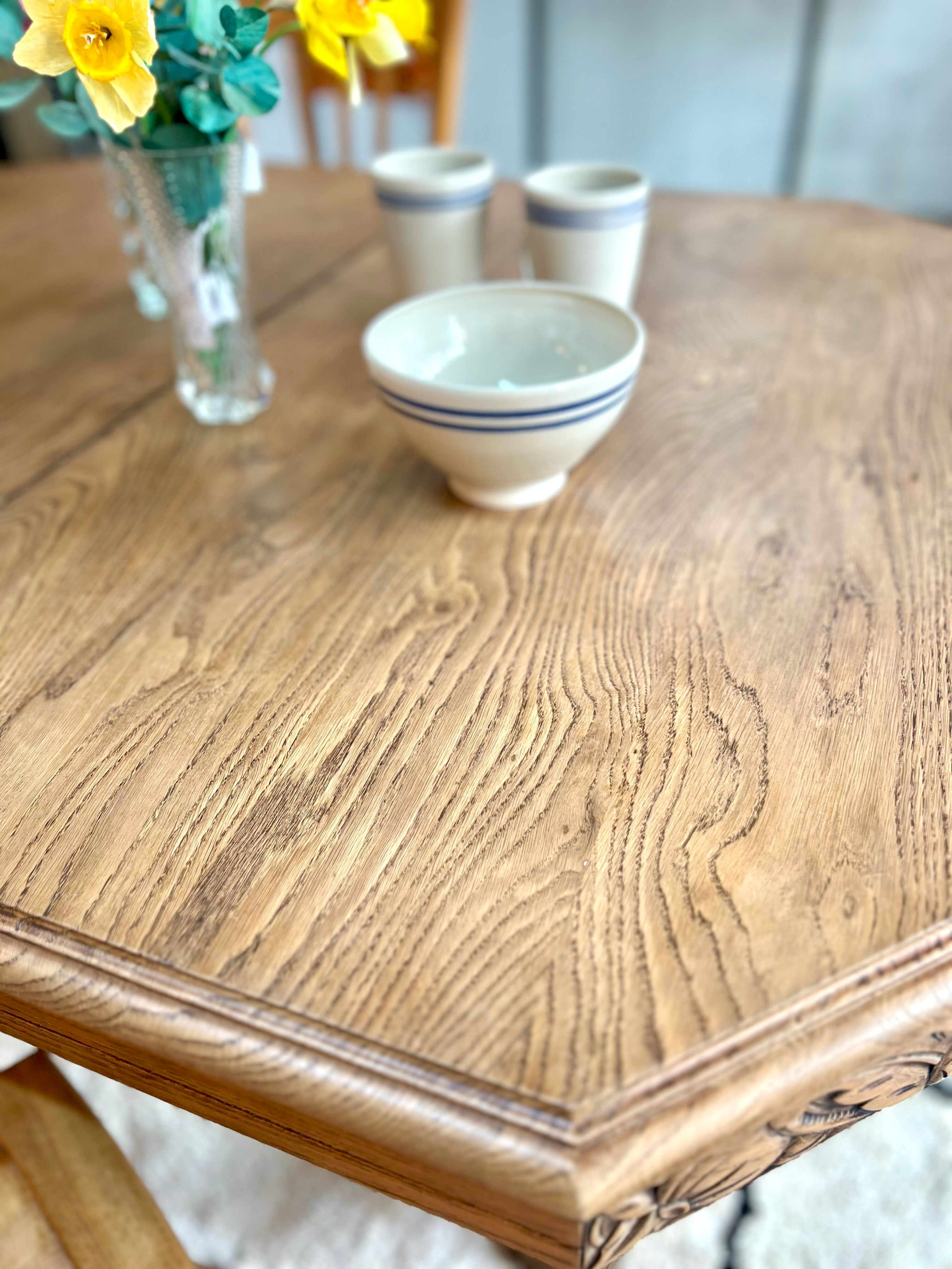 Table à manger style Art déco rénovée