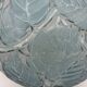 A R.Lalique Milan Blue Patinated Glass Vase
