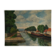 Tableau paysage fluvial