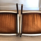 Wooden chairs, Scandinavian style.