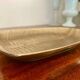 Vintage solid brass leaf pocket 20cm