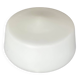 Small minimalist round white opaline wall light RZB Bamberg