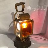 Vintage SNCF table lamp