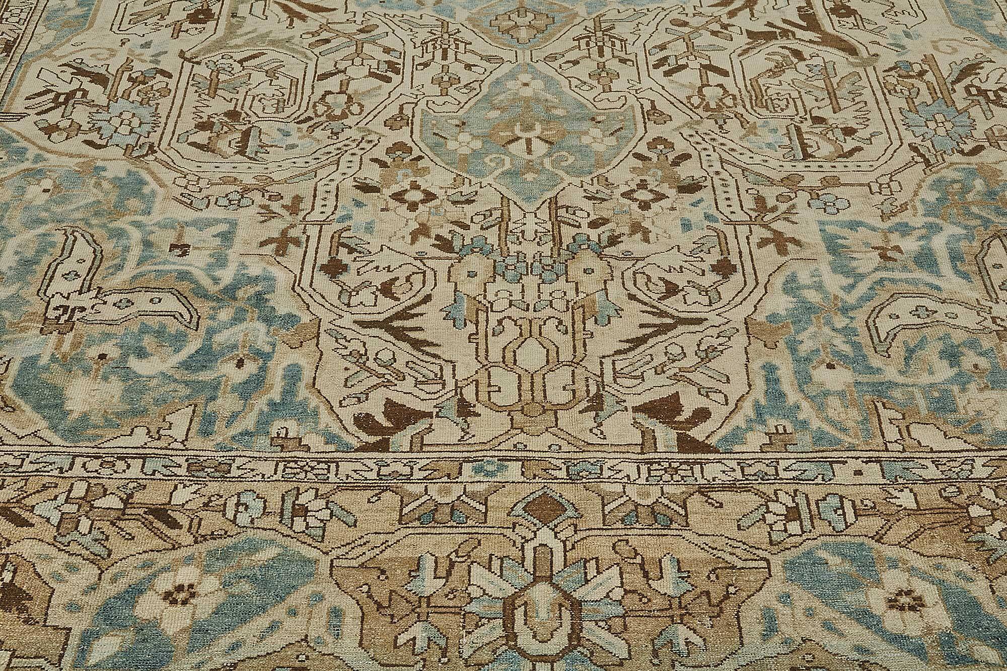 Tapis vintage unique fait à la main 305 cm x 487 cm