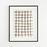 Hand painted abstract wall art 06 - Net