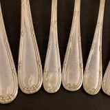 Housewife 38 pieces Christofle model Ribbons, silver metal, twentieth century