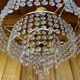 Vintage chandelier with pendants
