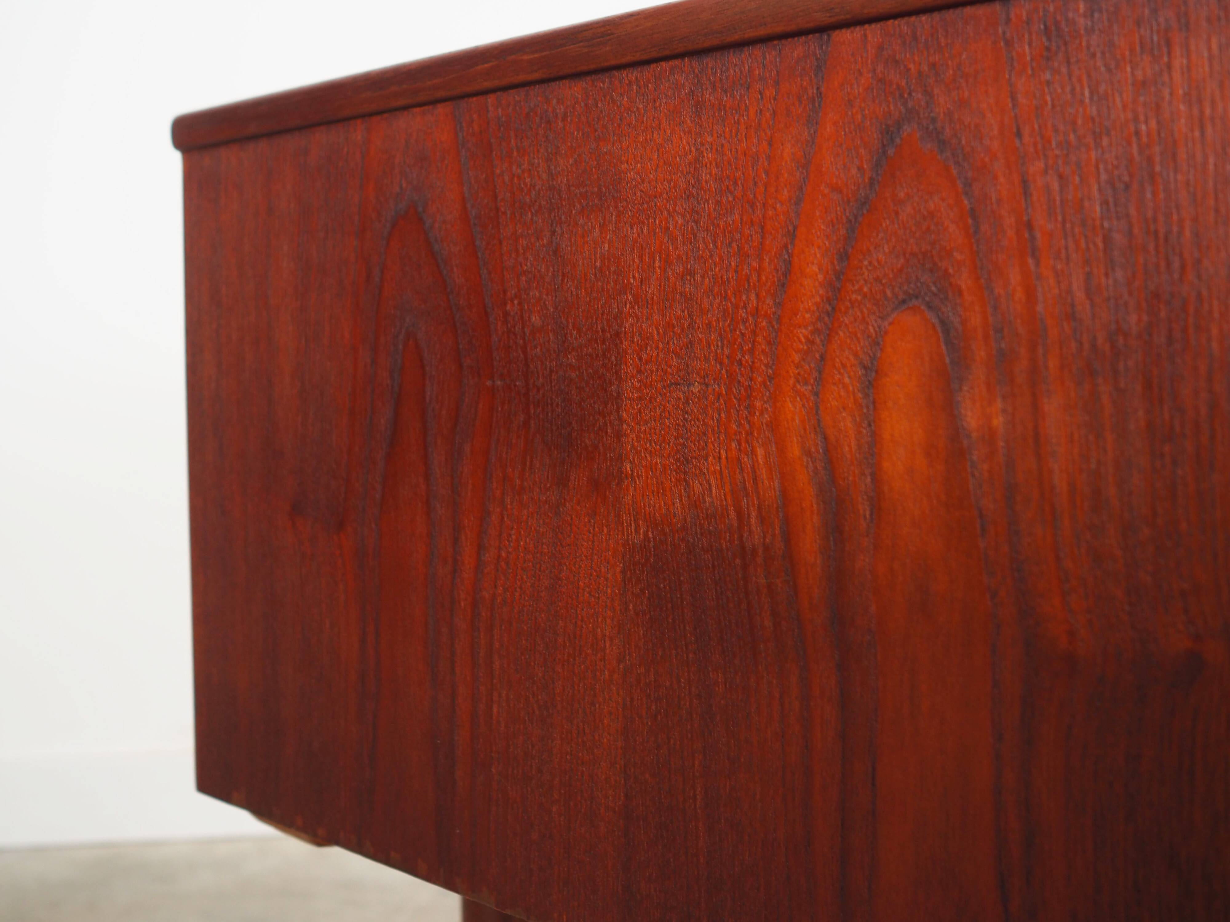 Teak desk, Danish design, 1970s, manufacturer: A.P. Møbler Svenstrup