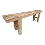 Etabli de menuisier en hêtre massif, France début XXe