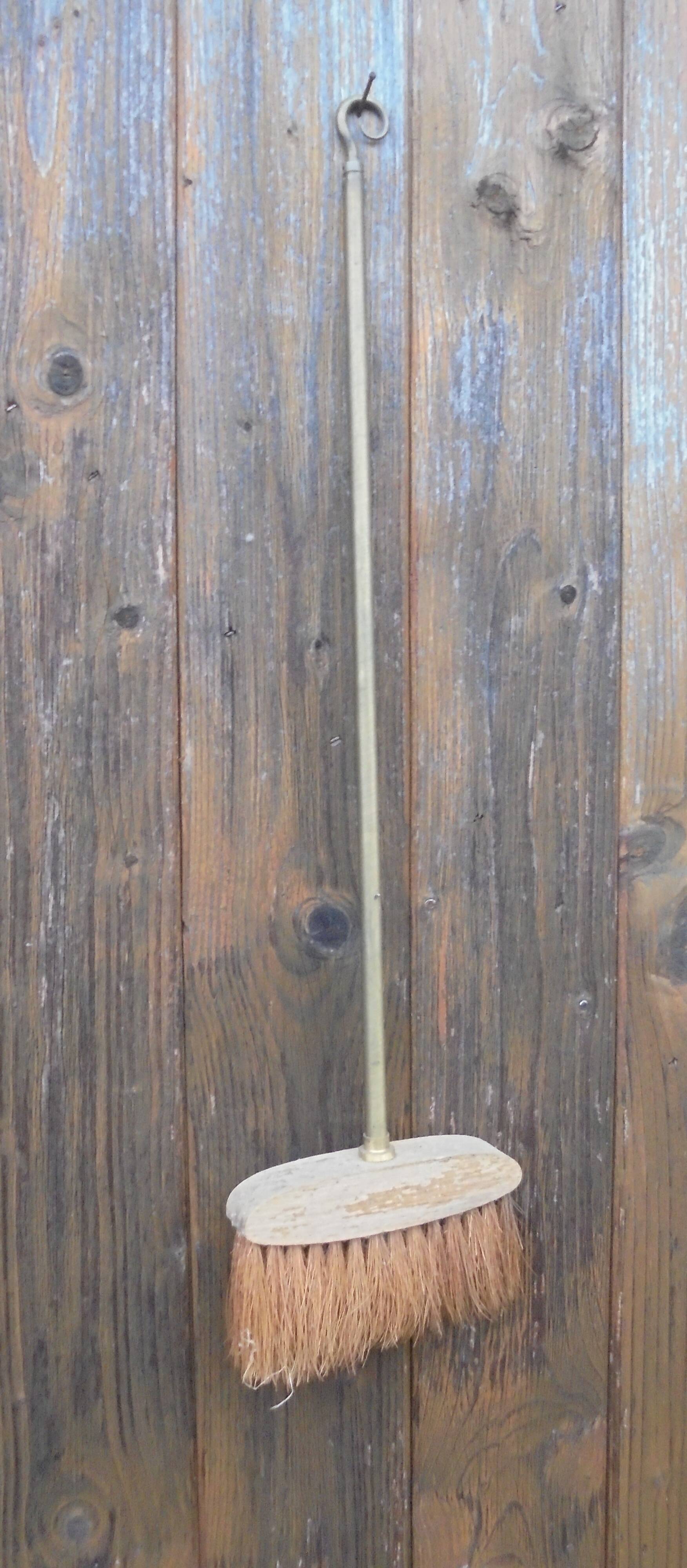 old small chimney ash broom