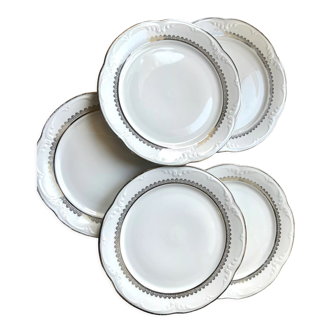Fine porcelain plates
