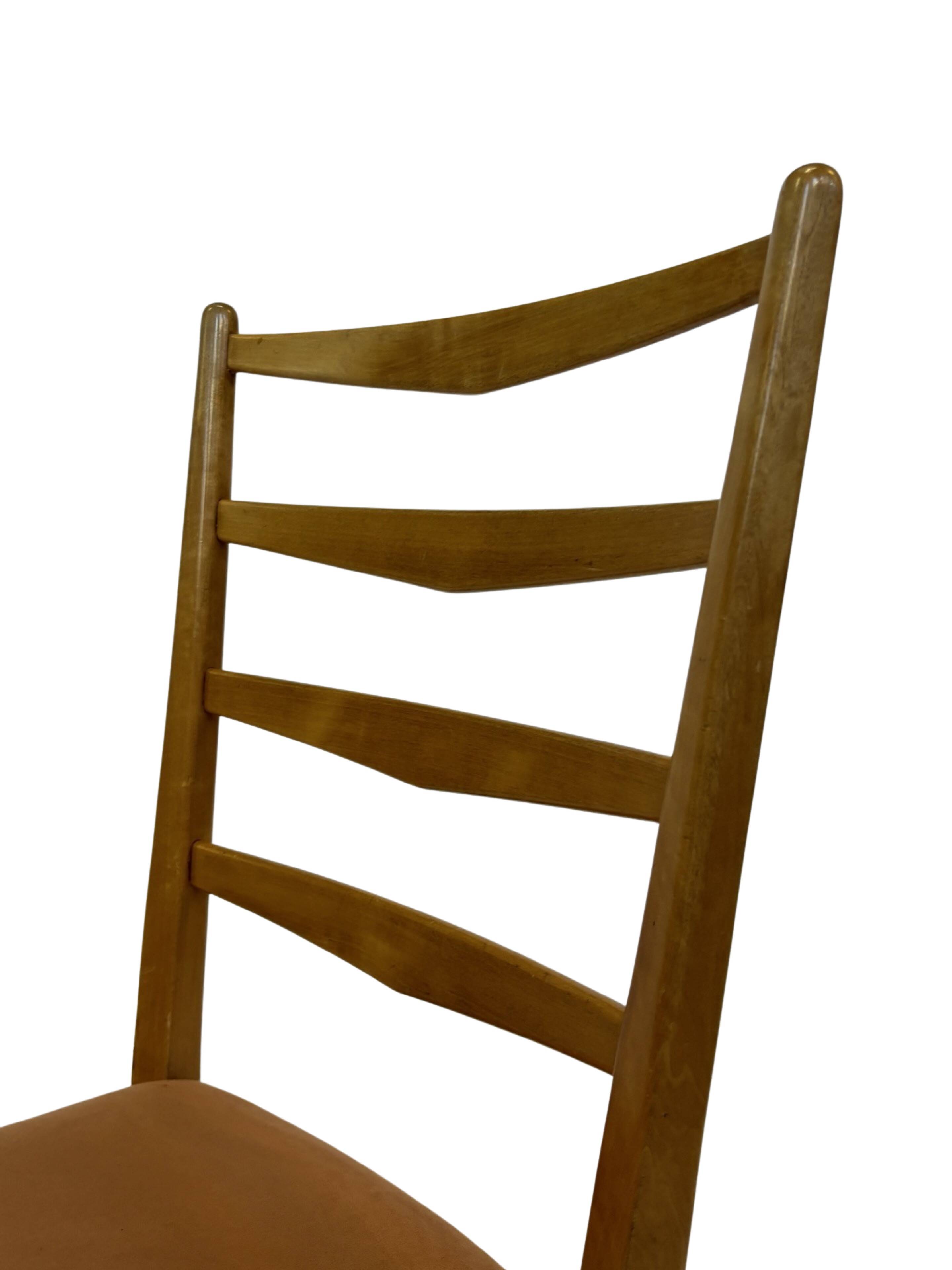 Set of 4 vintage chairs Cees Braakman Pastoe ST09 50's