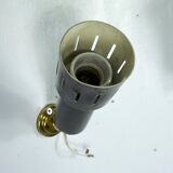 Set of five Stilnovo style spotlights in brass and lacquered metal. Italy