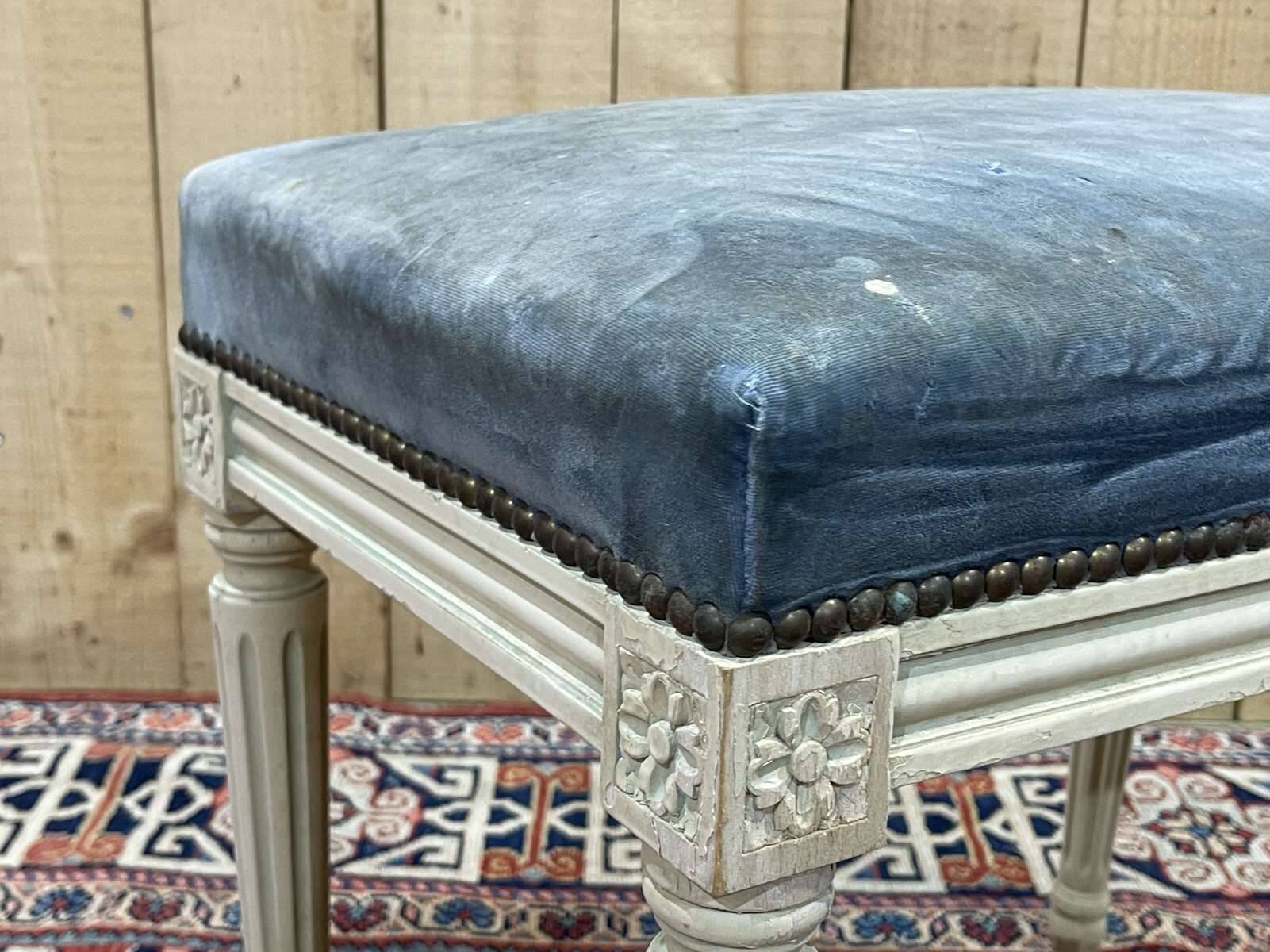 Louis xvi style piano stool from the 1950s