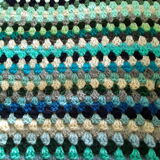 Vintage crochet plaid