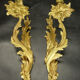 Paire d'appliques à 1 feu style Louis XV