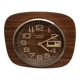 Wall clock year 1960/70 in formica