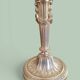 Pair of gilded bronze candlesticks - Louis XVI style.