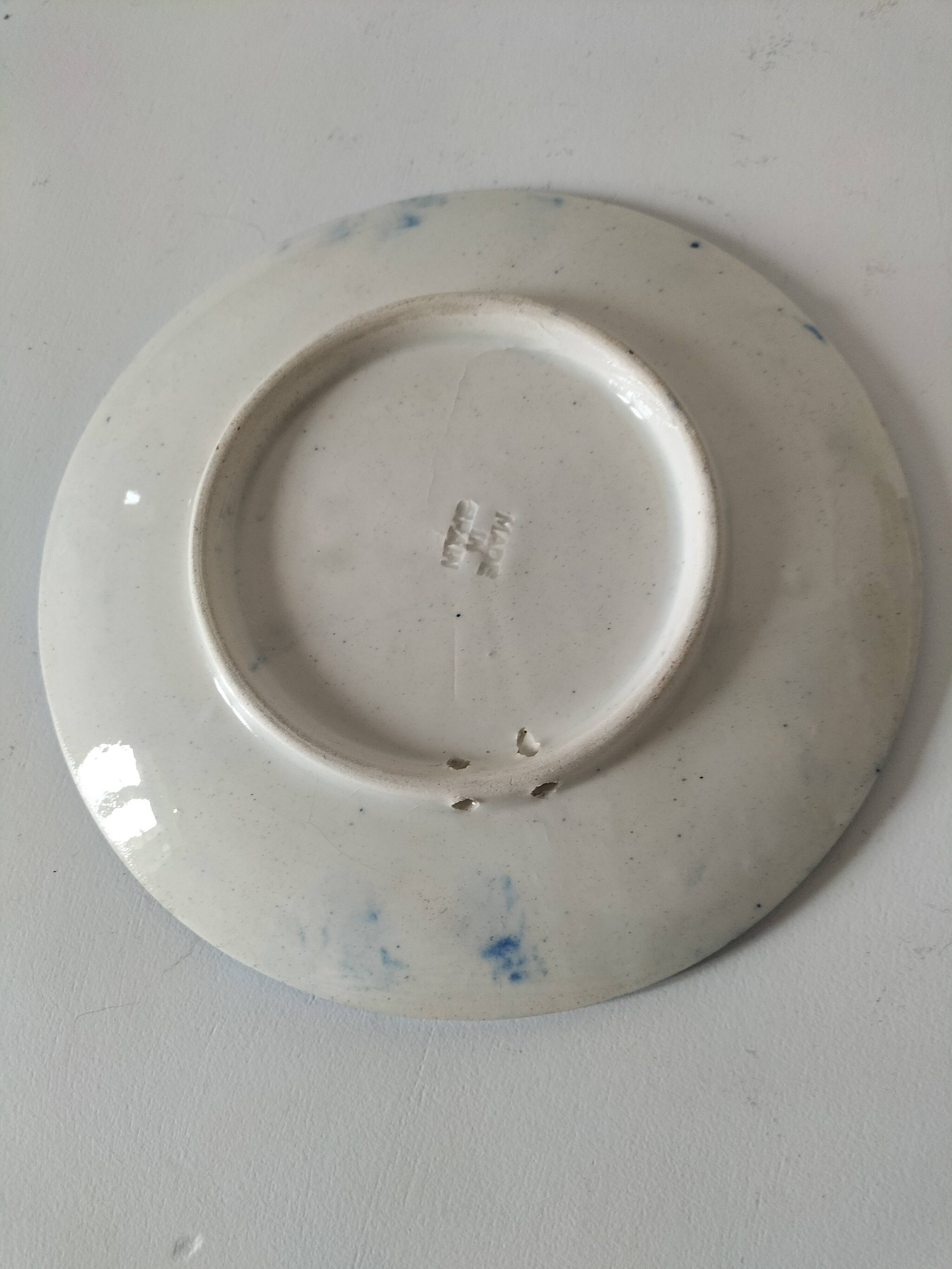 Vintage Spanish handmade plate (probably Talavera - Castile)