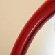 Mirror in a red frame, Danish design, 1970s, made in Denmark