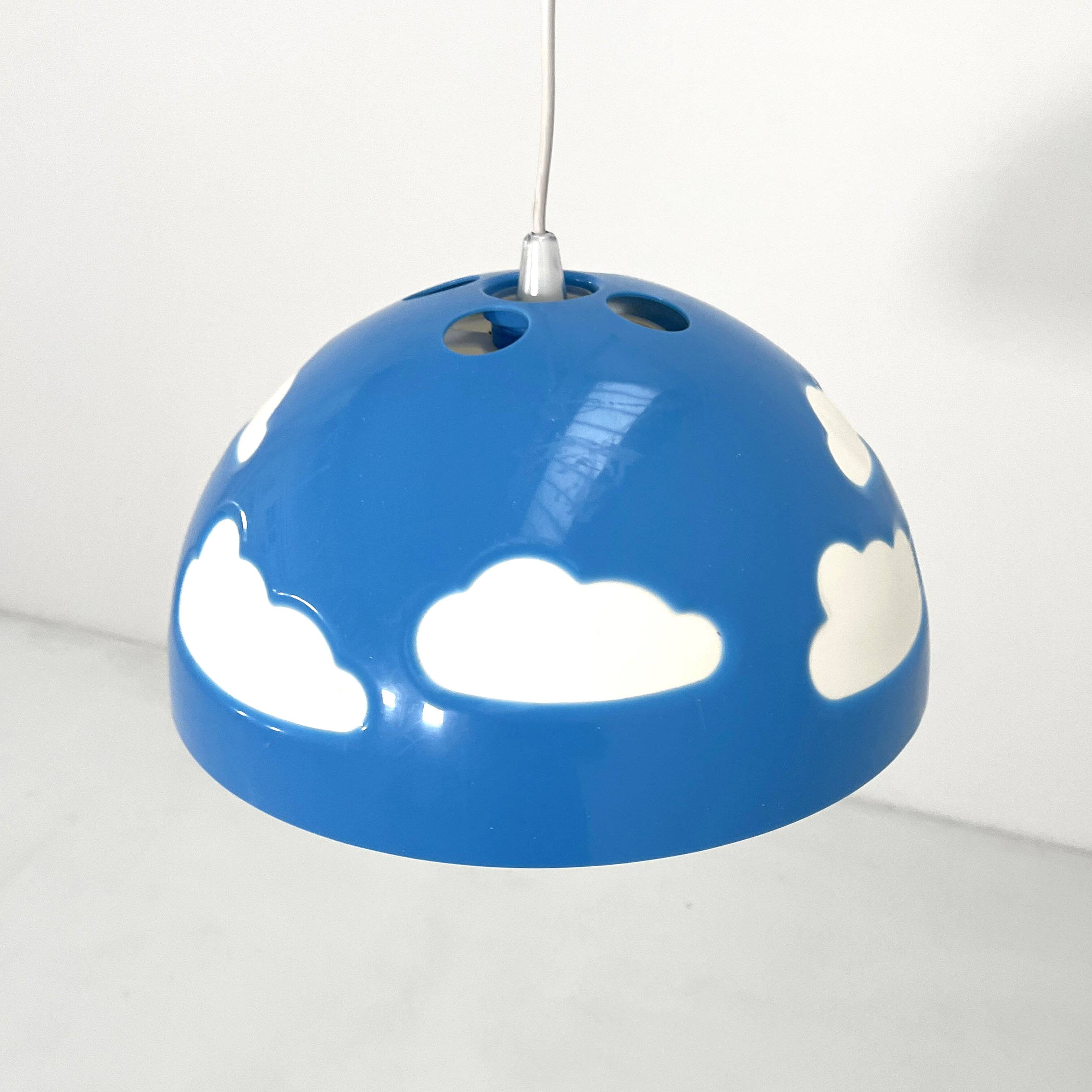Blue Cloud Suspension by Henrik Preutz for Ikea, 1990