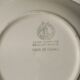 Set of 2 hollow plates Moulin des Loups - Ontario model - orange flowers