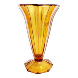 Art Deco glass vase 1930