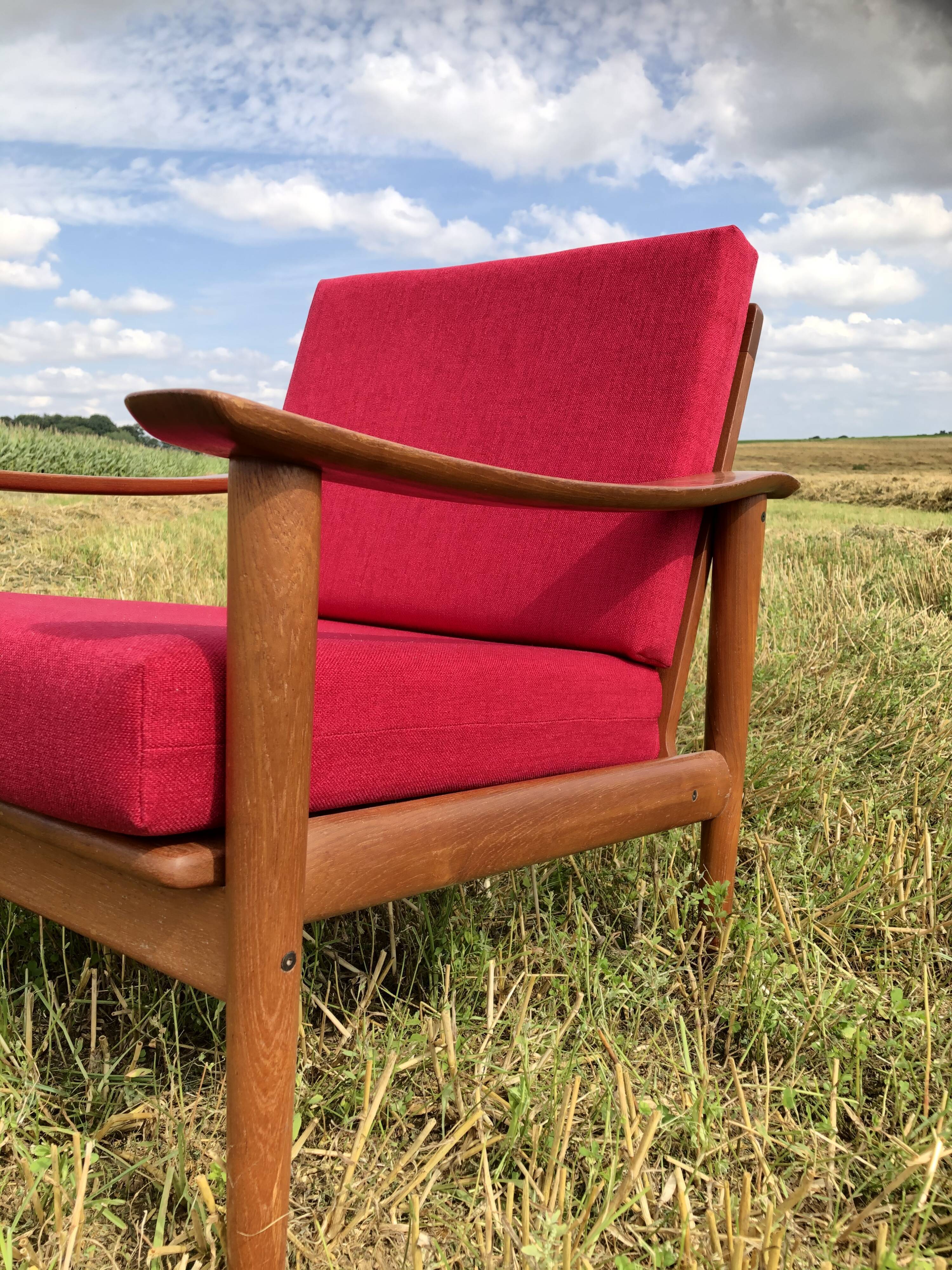 Scandinavian armchair fraska 1960.