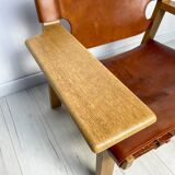 1950s Vintage Oak Spanish Chair by Børge Mogensen for Fredericia