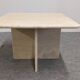 Coffee table or side table in travertine, Italy around 1970.