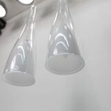 Pair of IKEA klockspel pendant lamps from 1980, cleaned and working