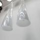 Pair of IKEA klockspel pendant lamps from 1980, cleaned and working