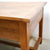 Vintage wooden farmhouse dining table