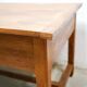 Vintage wooden farmhouse dining table