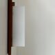 Applique vintage palissandre et Perspex, Suède 1950