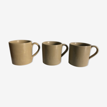 3 mugs, vintage crockery