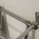 Vintage chrome wall coat rack