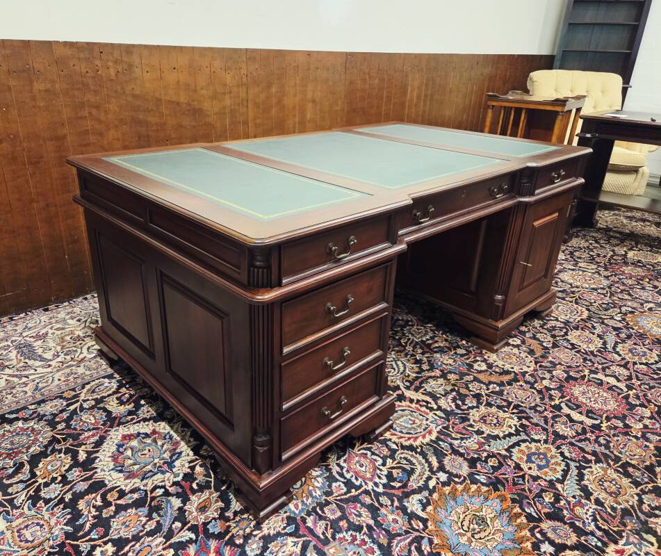 English Antique Desk Partnerdesk