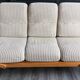 Sofa day bed vintage light wood
