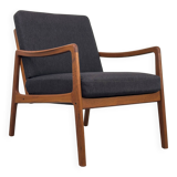 Fauteuil lounge FD-109 en teck par Ole Wanscher pour France & Son, années 1960