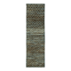 Hand-Knotted Turkish Contemporary 79 cm x 269 cm Blue Wool Runner Carpet