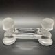 12 Baccarat crystal knife holders, Houdon model, 19th century.