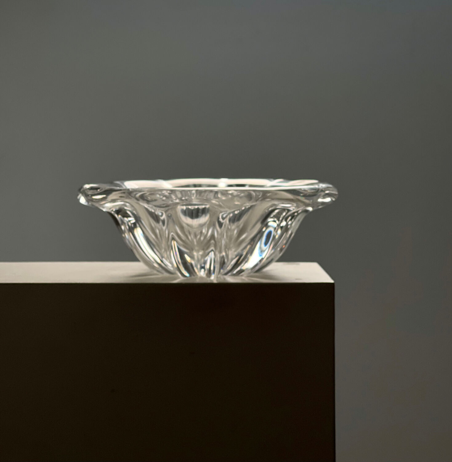 Crystal catchall by St Lambert