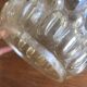 Vintage Lightly Smoked Glass Globe Pendant Light Electrical System New