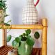 Vintage rattan shelf - bookcase